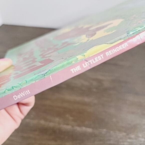 Vintage The Littlest Reindeer Children's Picture Book Watertower Books Chicago - Picture 3 of 15